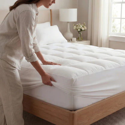 Surmatelas Luxury Matelassé Ultra-Épais 1000GSM – Doux, Respirant & Moelleux